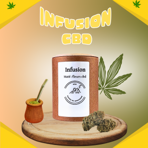 Infusion Maté / Fleurs CBD bio