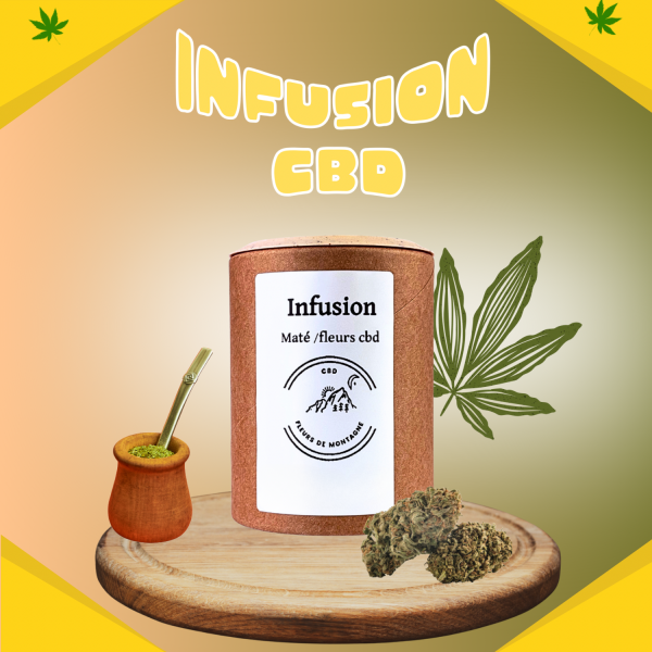 Infusion Maté / Fleurs CBD bio