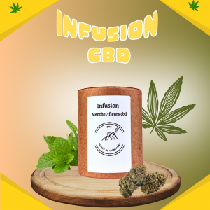 Infusion Menthe / Fleurs CBD bio