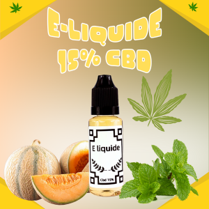 E-liquide 30 ml Melon Ice CBD 15%