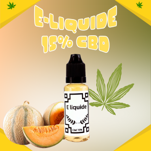 E-liquide 30 ml Melon CBD 15%