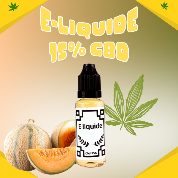 E-liquide 10 ml Melon CBD 15%
