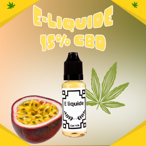E-liquide 10 ml Passion CBD 15%
