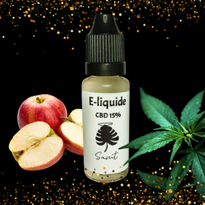 E-liquide 10ml / CBD 15% / Pomme