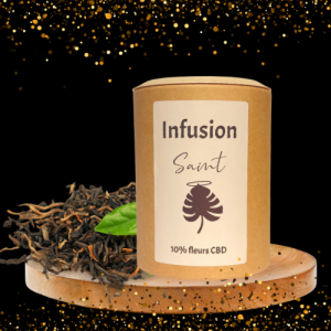 Infusion Thé noir / Fleurs CBD bio