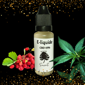 E-liquide 10ml / CBD 15% / fraise des bois