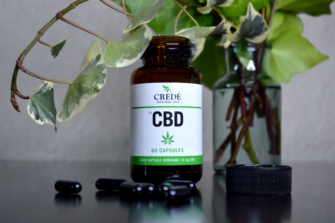 Main tenant une gélule de CBD au-dessus d'une assiette avec des aliments, illustrant l'impact de la loi CBD mai 2026 sur les produits ingérables.